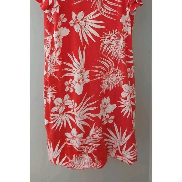 Talbots Flutter Sleeve Embroidered Shift Dress - Picture 10 of 11